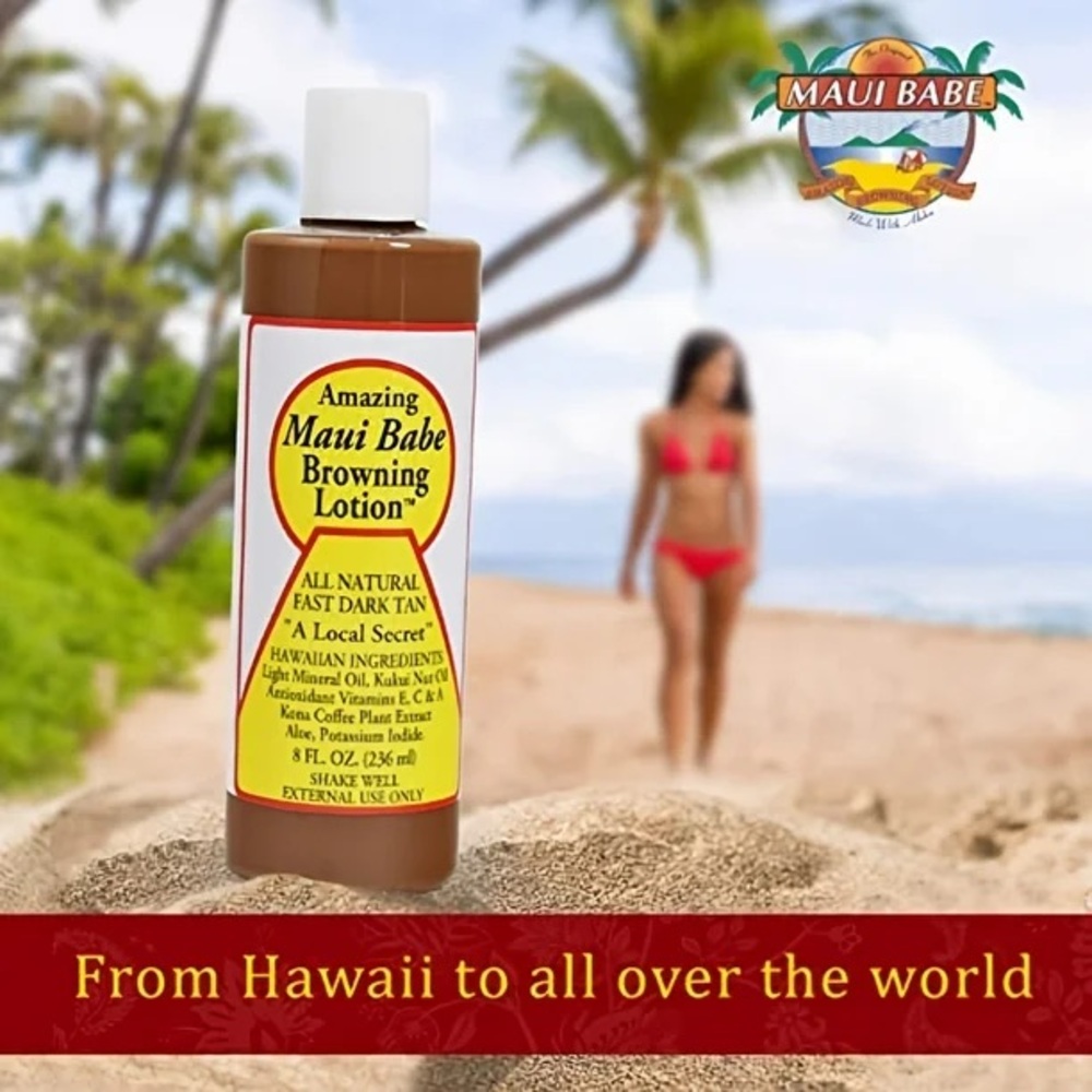MAUI BABE Browning Lotion 4 oz, NEW - Picture 2 of 9